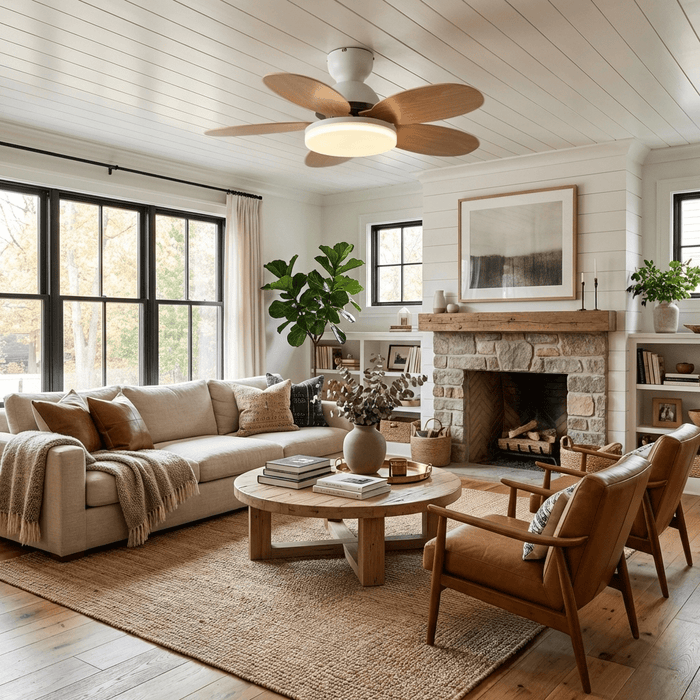 Petalo Ceiling Fan Light - Simprolos