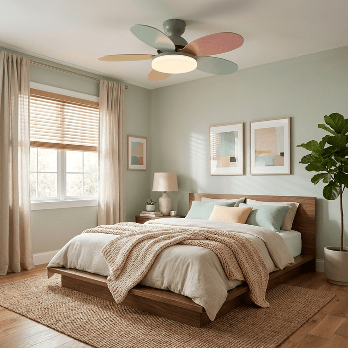 Petalo Ceiling Fan Light - Simprolos
