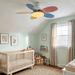 Petalo Ceiling Fan Light - Simprolos