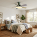 Petalo Ceiling Fan Light - Simprolos