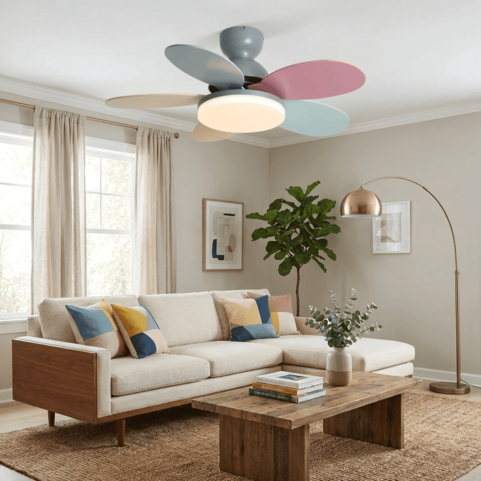 Petalo Ceiling Fan Light Simprolos