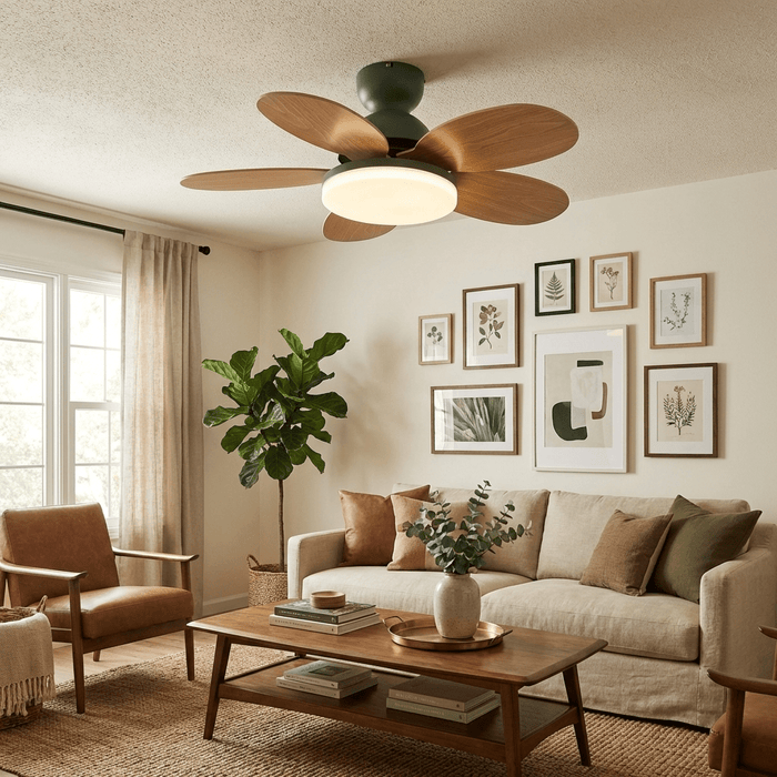 Petalo Ceiling Fan Light - Simprolos