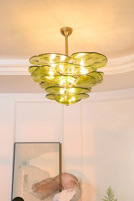 Petals Gold Murano Chandelier - Simprolos