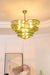 Petals Gold Murano Chandelier - Simprolos