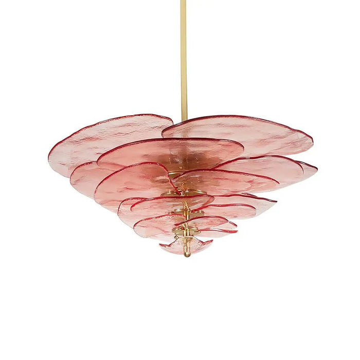 Petals Gold Murano Chandelier - Simprolos