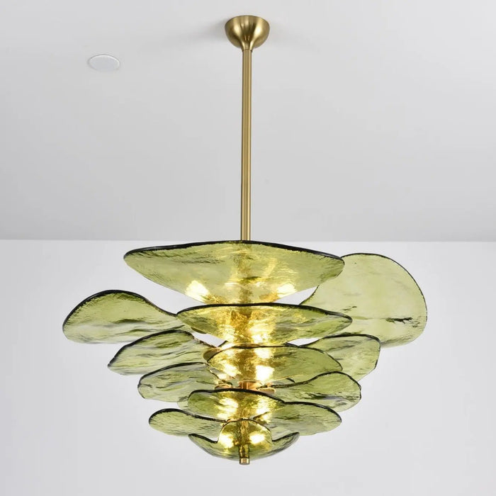 Petals Gold Murano Chandelier - Simprolos