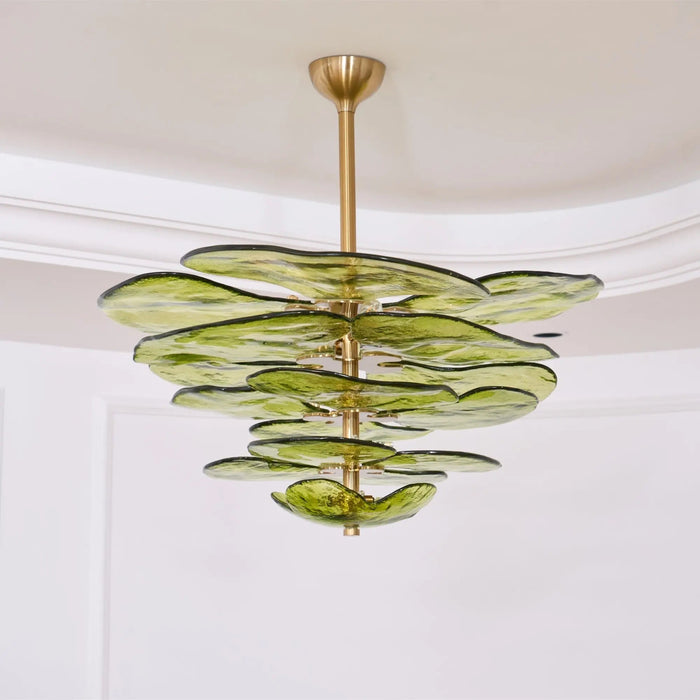 Petals Gold Murano Chandelier - Simprolos