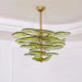 Petals Gold Murano Chandelier - Simprolos