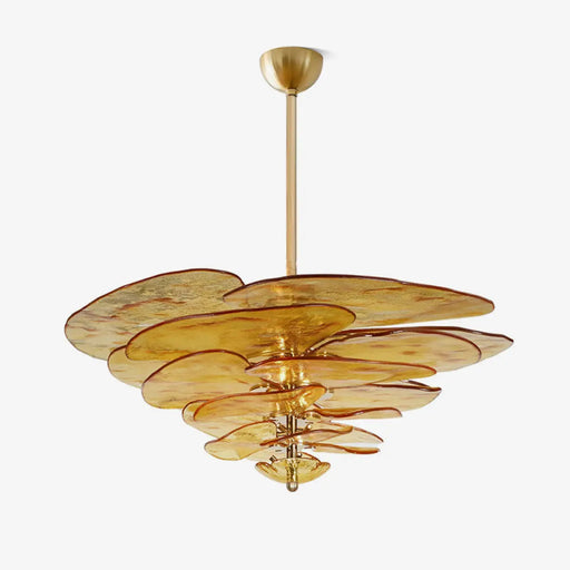 Petals Gold Murano Chandelier - Simprolos