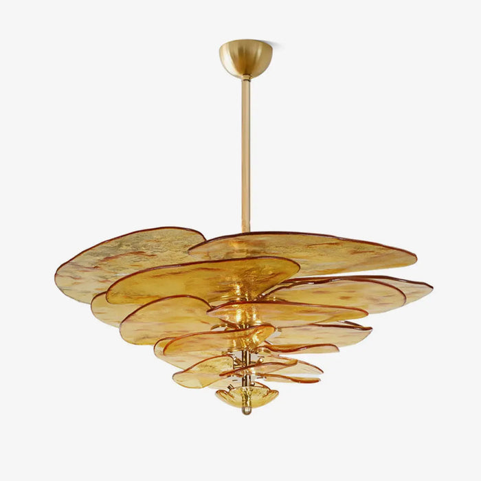 Petals Gold Murano Chandelier - Simprolos