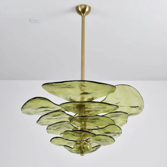 Petals Gold Murano Chandelier - Simprolos