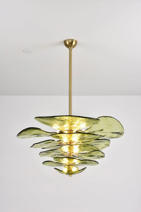 Petals Gold Murano Chandelier - Simprolos
