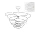 Petals Gold Murano Chandelier - Simprolos