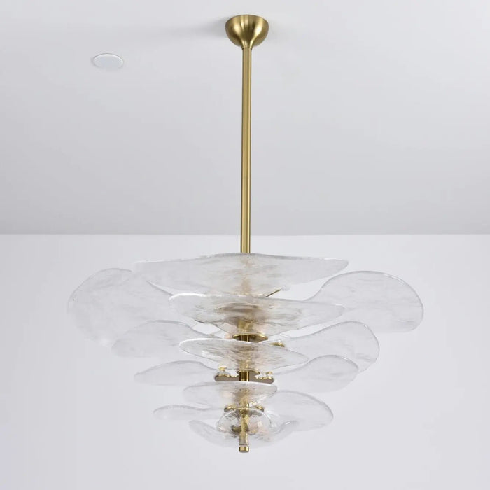 Petals Gold Murano Chandelier - Simprolos