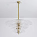 Petals Gold Murano Chandelier - Simprolos