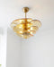 Petals Gold Murano Chandelier - Simprolos