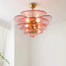 Petals Gold Murano Chandelier - Simprolos