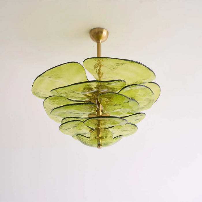 Petals Gold Murano Chandelier - Simprolos