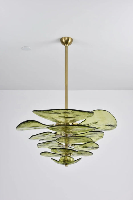 Petals Gold Murano Chandelier - Simprolos