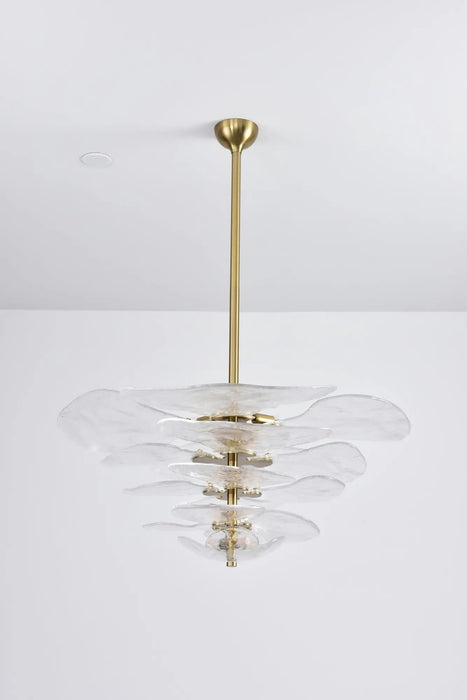 Petals Gold Murano Chandelier - Simprolos
