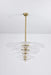 Petals Gold Murano Chandelier - Simprolos