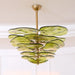 Petals Gold Murano Chandelier - Simprolos