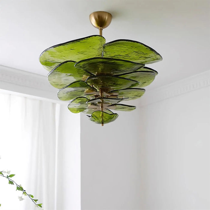Petals Gold Murano Chandelier - Simprolos