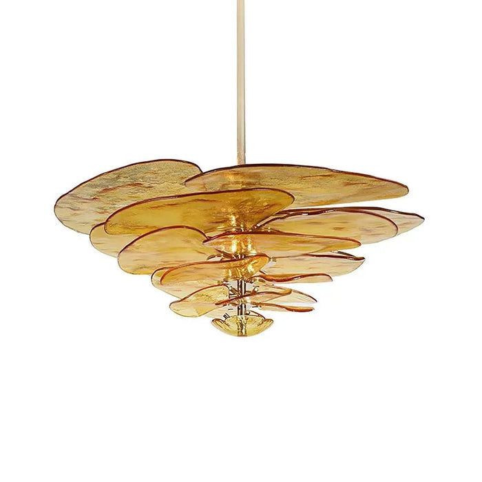Petals Gold Murano Chandelier - Simprolos