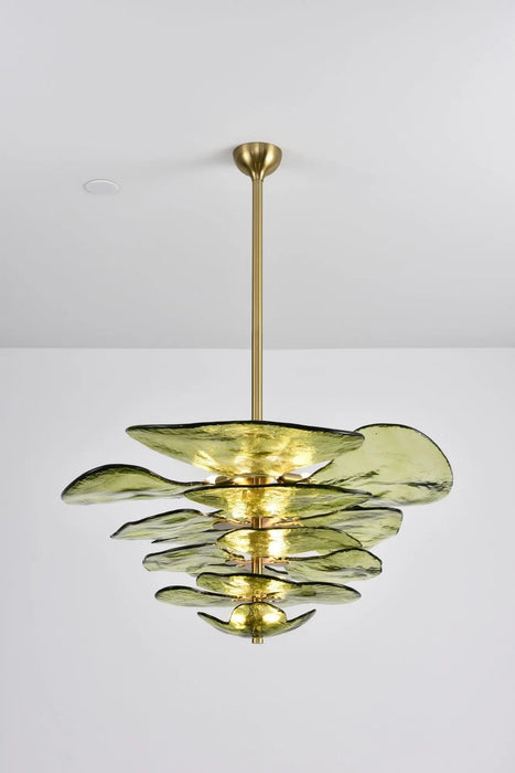 Petals Gold Murano Chandelier - Simprolos