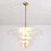 Petals Gold Murano Chandelier - Simprolos
