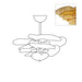 Petals Gold Murano Chandelier - Simprolos