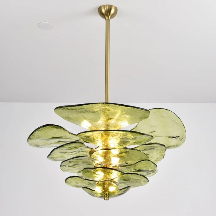 Petals Gold Murano Chandelier - Simprolos