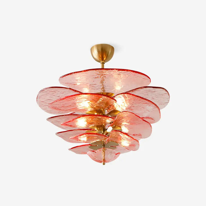 Petals Gold Murano Chandelier - Simprolos