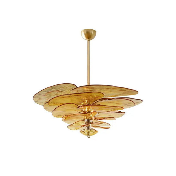 Petals Gold Murano Chandelier - Simprolos