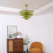 Petals Gold Murano Chandelier - Simprolos