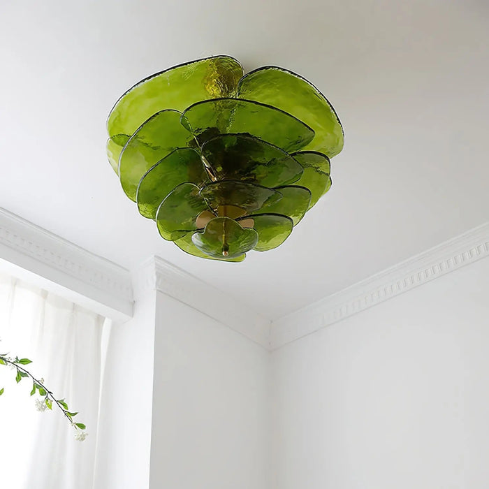 Petals Gold Murano Chandelier - Simprolos