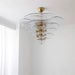 Petals Gold Murano Chandelier - Simprolos