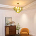 Petals Gold Murano Chandelier - Simprolos
