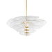 Petals Gold Murano Chandelier - Simprolos