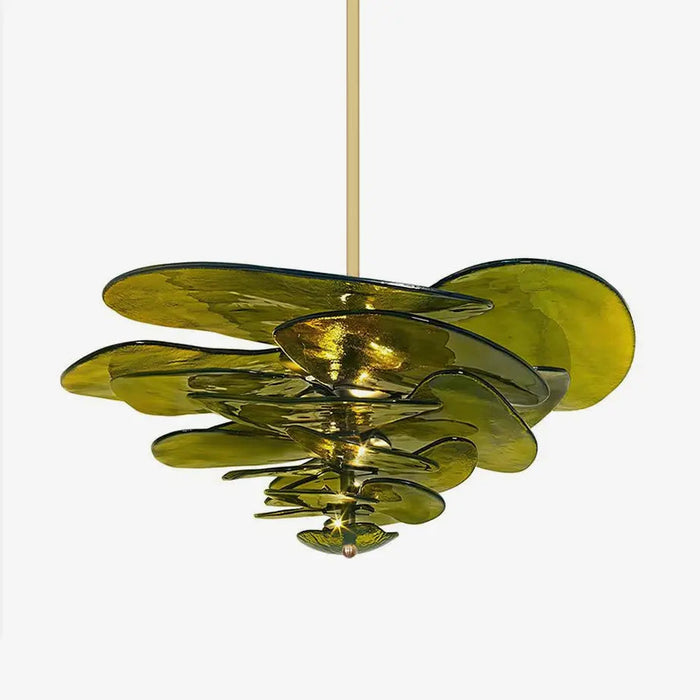 Petals Gold Murano Chandelier - Simprolos