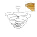 Petals Gold Murano Chandelier - Simprolos