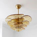 Petals Gold Murano Chandelier - Simprolos