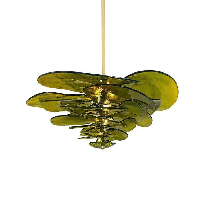 Petals Gold Murano Chandelier - Simprolos