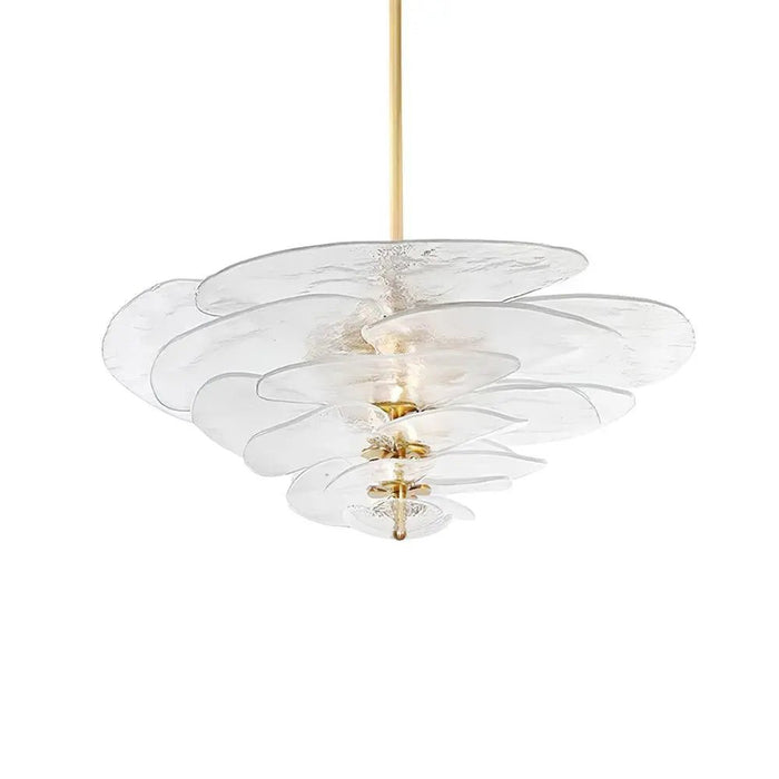 Petals Gold Murano Chandelier - Simprolos