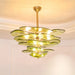 Petals Gold Murano Chandelier - Simprolos