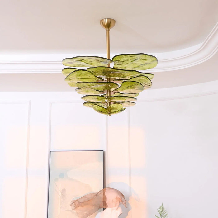 Petals Gold Murano Chandelier - Simprolos