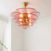 Petals Gold Murano Chandelier - Simprolos