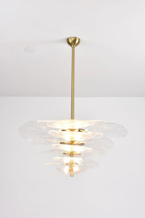 Petals Gold Murano Chandelier - Simprolos