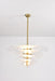 Petals Gold Murano Chandelier - Simprolos