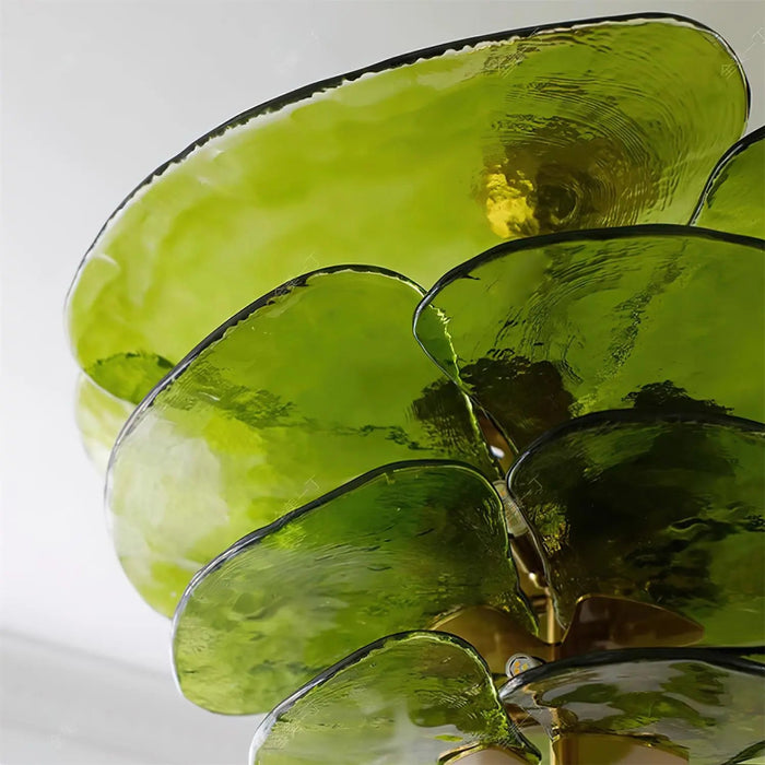 Petals Gold Murano Chandelier - Simprolos